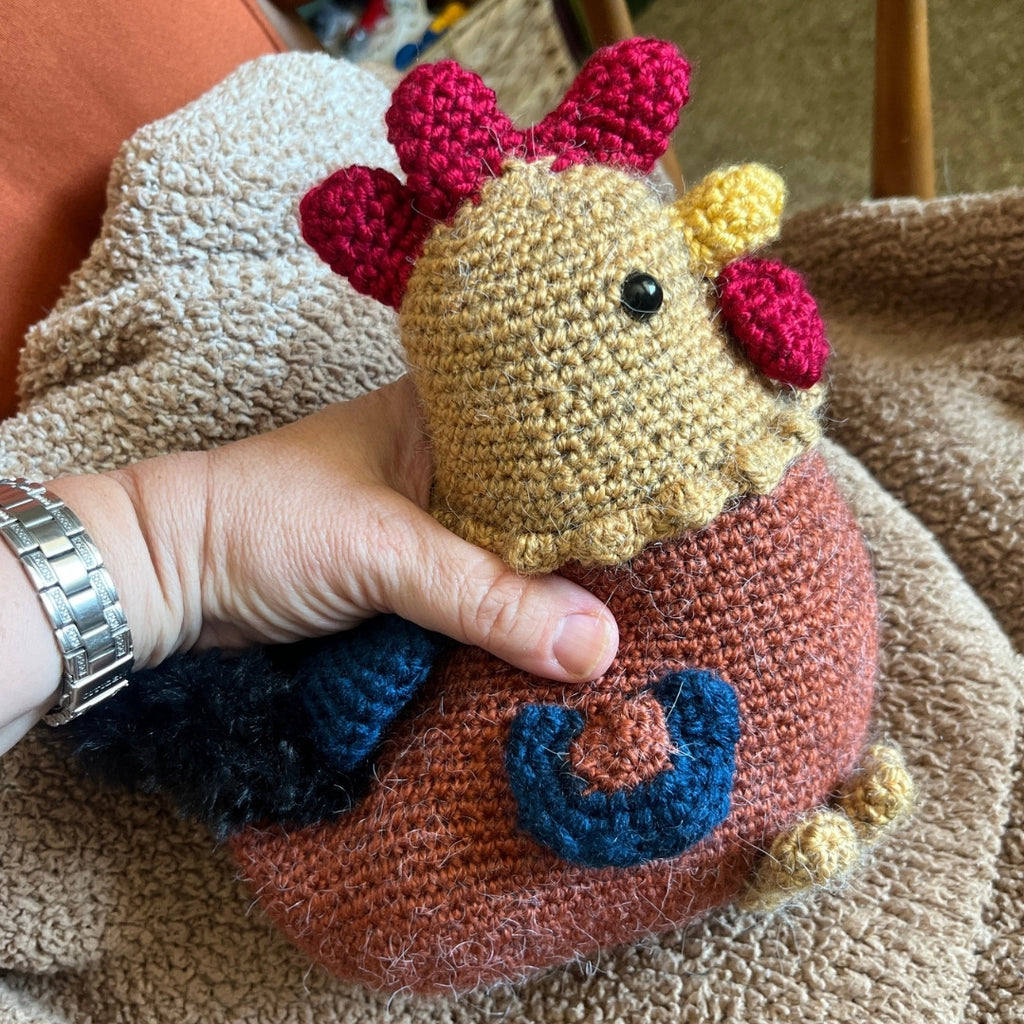 Roostew stuffed animal