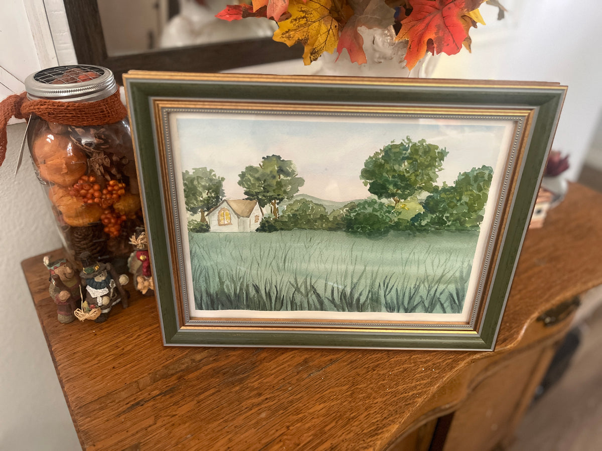 Early Evening Home Painting