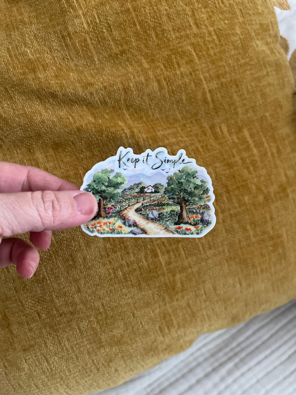 Art Sticker KEEP in SIMPLE
