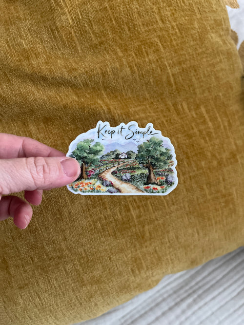 Art Sticker KEEP in SIMPLE