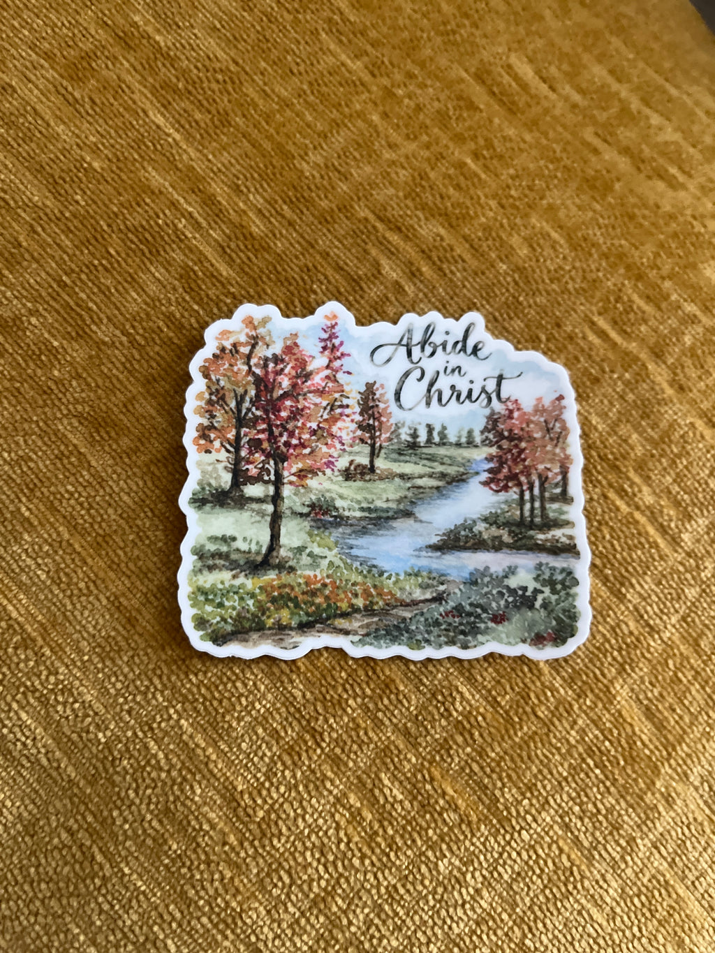 Abide in Christ Sticker