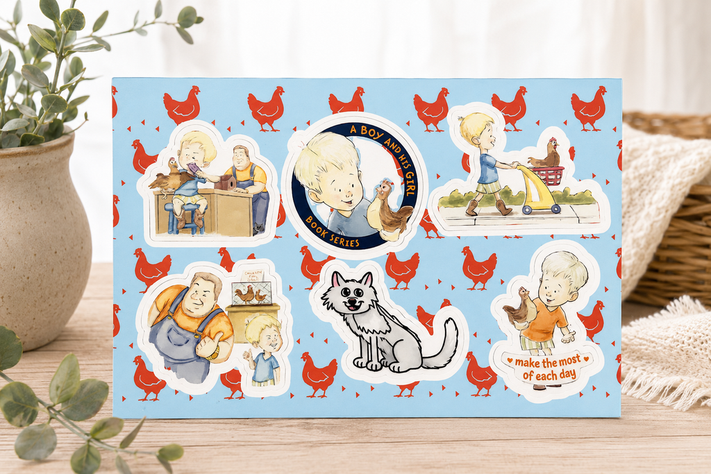 Vinyl sticker sheet