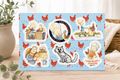 Vinyl sticker sheet